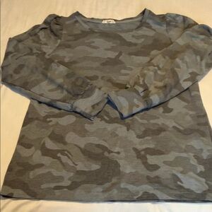 Jane and Delancey Camouflage Long Sleeve Shirt